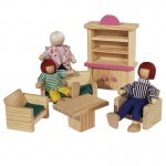 Vila Rosa Eichhorn - Casuta de joaca cu mobilier din lemn inclus cu doua nivele Vila Rosa Eichhorn - Casuta de joaca cu mobilier din lemn inclus cu doua nivele
